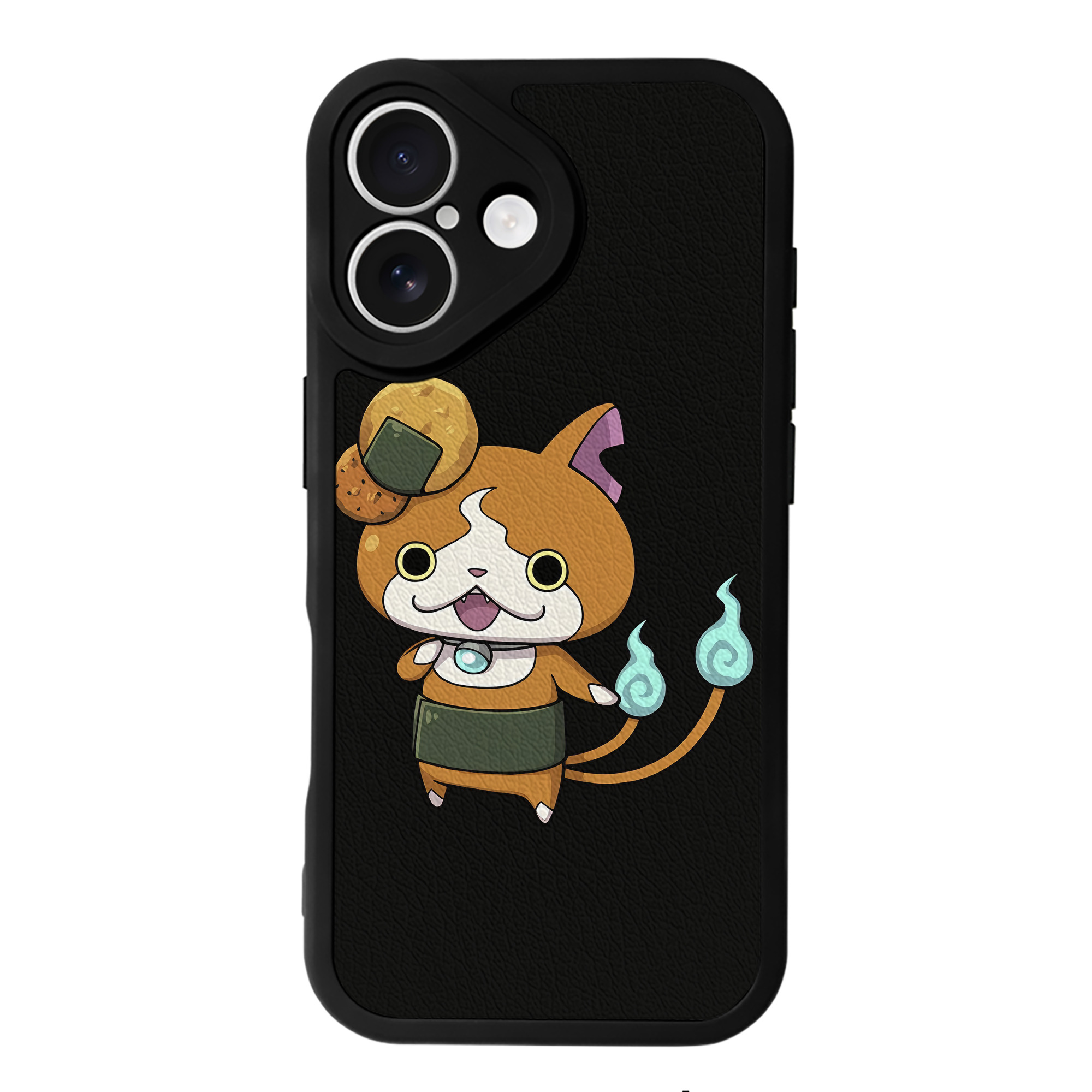 （画像用） 妖怪ウォッチ Yo-kai Watch 【iPhone 16シリーズ対応】シリコンスマホケース（レザー調） 材質：シリコン